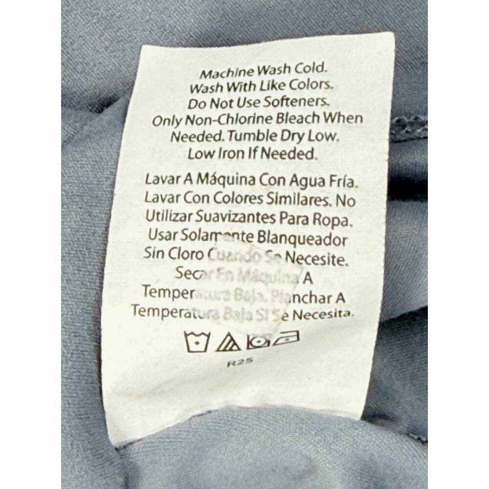 Avia SoftSculpt Womens XL Moonstone Blue Gray Long Sleeve Top Thumbholes - Picture 5 of 9
